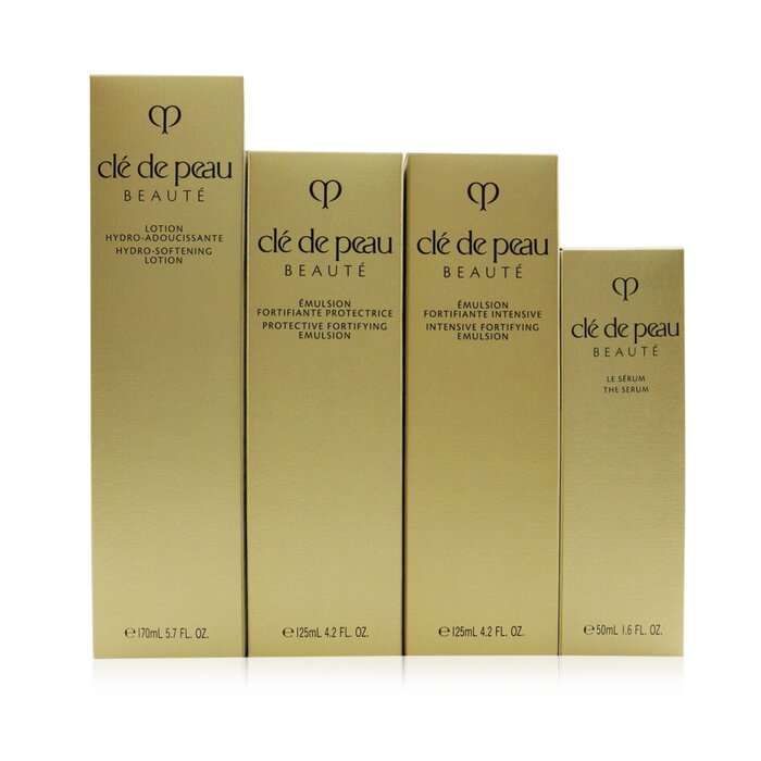 Cle De Peau Key Radiance Care Emulsion Set:The Serum 50ml+ Softening Lotion N+ Protective Emulsion N SPF 25+ Intensive Emulsion N 4pcsProduct Thumbnail