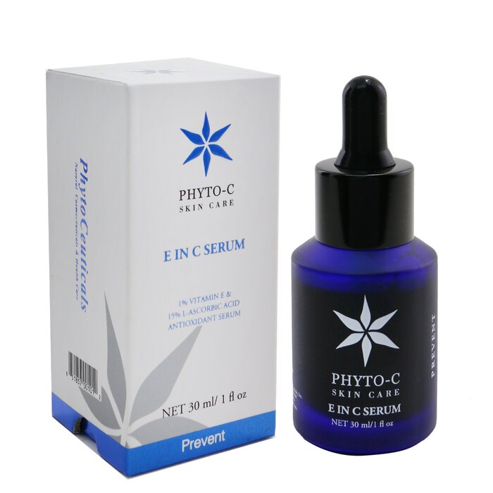 Phyto-C Prevent E In C Serum (1% Vitamin E & 15% L-Ascorbic acid Antioxidant Serum) (Exp. Date: 12/2021) 30ml/1ozProduct Thumbnail
