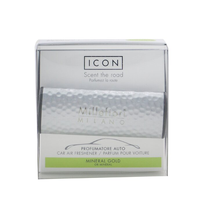 Millefiori Icon Metal Shades Car Air Freshener - Mineral Gold 1pcProduct Thumbnail