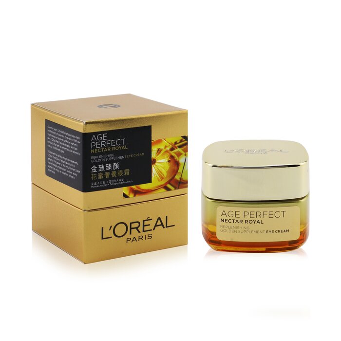L'Oreal Age Perfect Nectar Royal Replenishing Golden Supplement Eye Cream 15ml/0.5ozProduct Thumbnail