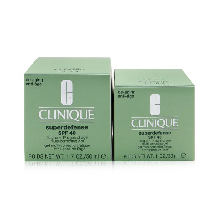 Clinique Superdefense SPF 40 Home & Away Set: Multi-Correcting Gel 50ml+ Multi-Correcting Gel 30ml 2pcsProduct Thumbnail