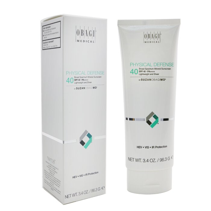 Obagi SUZANOBAGIMD Physical Defense Broad Spectrum Mineral Sunscreen SPF 40 PA++++ ( Lightweight & Sheer) 96.3g/3.4ozProduct Thumbnail