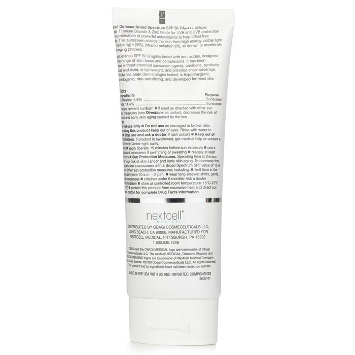 Obagi SUZANOBAGIMD Physical Defense Broad Spectrum Mineral Sunscreen SPF 50 PA+++ (Lightly Tinted, Lightweight, & Sheer) 96.3g/3.4ozProduct Thumbnail