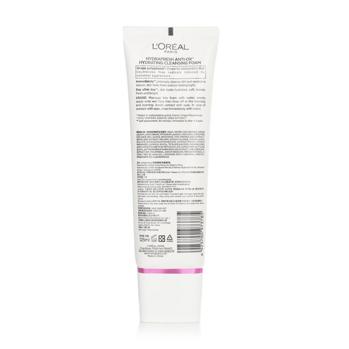 L'Oreal Hydra Fresh Anti-Ox Hydrating Cleansing Foam 125ml/4.1ozProduct Thumbnail