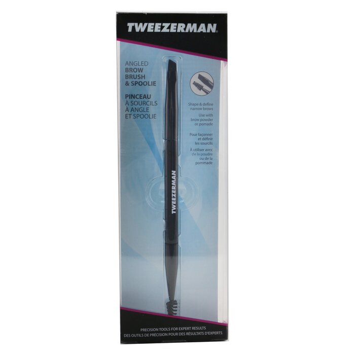 微之魅 Tweezerman Angled Brow Brush & Spoolie Picture ColorProduct Thumbnail
