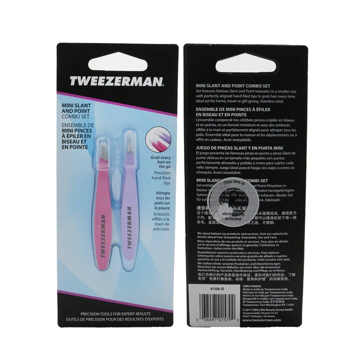 Tweezerman Mini Slant And Point Combo Set 2pcsProduct Thumbnail