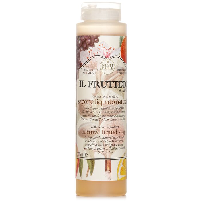 Nesti Dante IL Frutteto Bath & Shower Natural Liquid Soap With Red Grape Leaves & Lemon Extract 300ml/10.2ozProduct Thumbnail