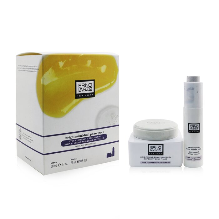 Erno Laszlo 奧倫納素  光感亮白C PEEL組合 (Step 1: PEEL PHASE 1 幼滑磨砂 50ml/1.7oz + Step 2: ACTIVATOR PHASE 2激活精華 25ml/0.8oz) 2phasesProduct Thumbnail