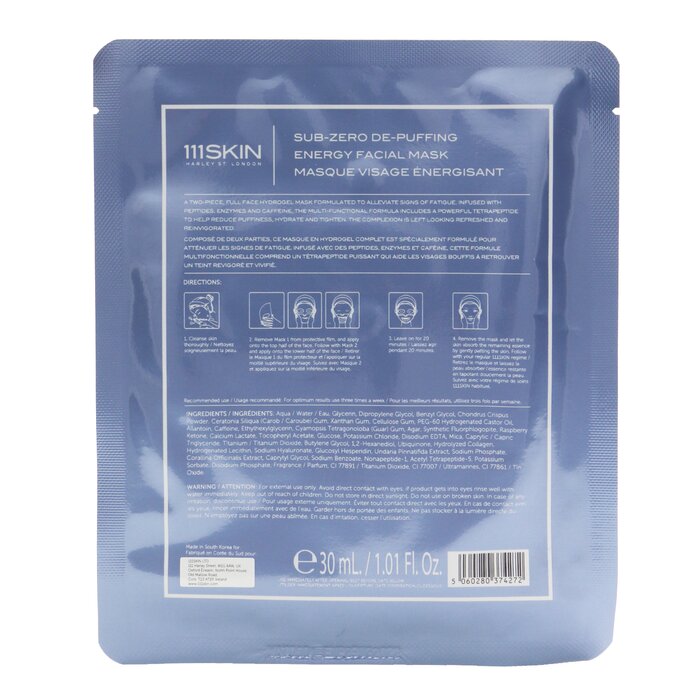 111skin Sub-Zero De-Puffing Energy Facial Mask 5x30ml/1.01ozProduct Thumbnail