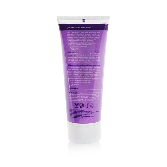 DERMAdoctor Ain't Misbehavin' Лечебное Очищающее Средство с AHA/BHA против Угревой Сыпи - для Жирной, Комбинированной и Проблемной Кожи (Срок Годности: 03/2022) 210ml/7ozProduct Thumbnail