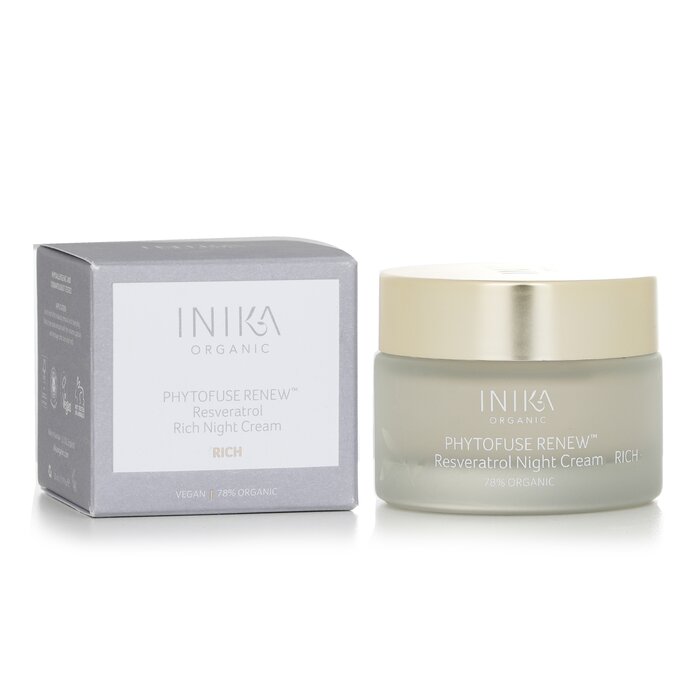 INIKA Organic Phytofuse Renew Resveratrol Rich Night Cream 50ml/1.7ozProduct Thumbnail