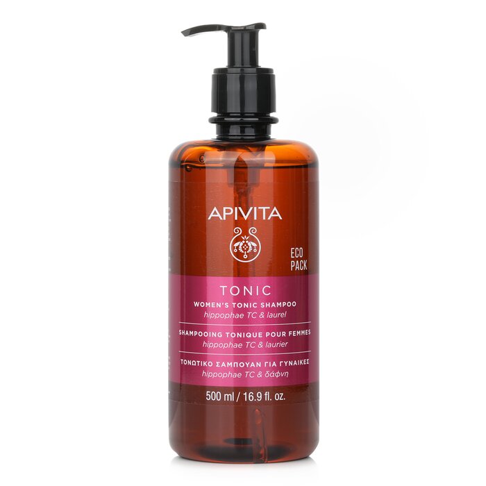 Apivita Champú tónico para mujeres con Hippophae TC y laurel (ayuda a mejorar el grosor del cabello) 500ml/16.9ozProduct Thumbnail