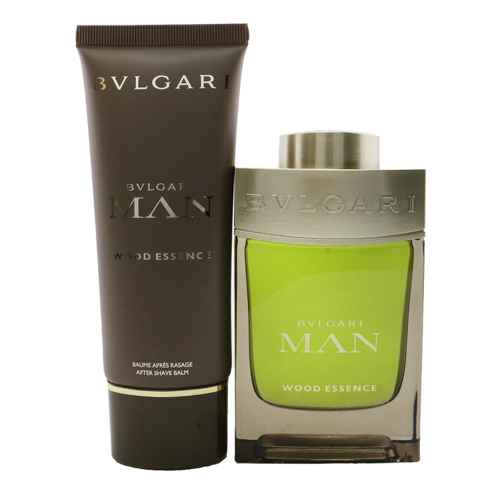 Bvlgari Man Wood Essence Coffret: Eau De Parfum Spray 100ml/3.4oz + After Shave Balm 100ml/3.4oz + Pouch (X'mas Edition)  2pcs+PouchProduct Thumbnail