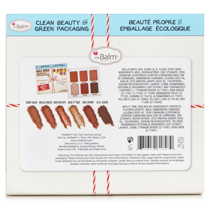 TheBalm Male Order Eyeshadow Palette (6x Eyeshadow) 13.2g/0.46ozProduct Thumbnail