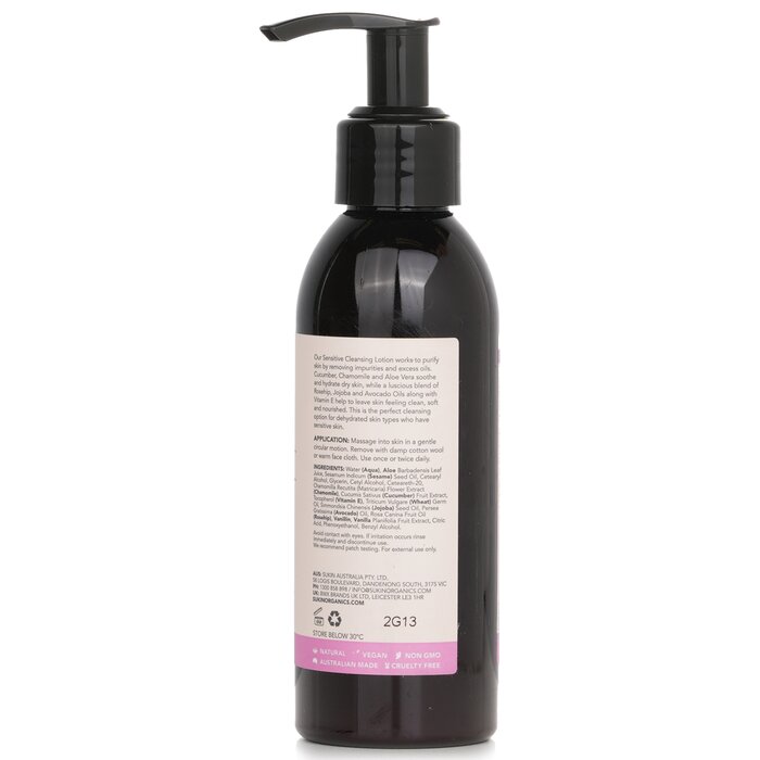 Sukin Sensitive Cleansing Lotion (Sensitive Skin Types) 125ml/4.23ozProduct Thumbnail