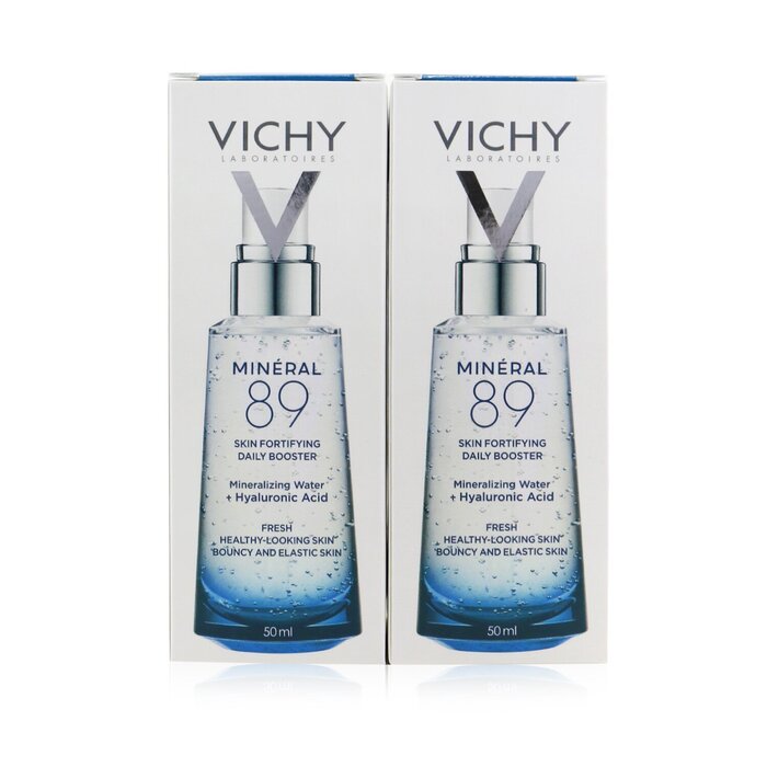 Vichy Mineral 89 Fortifying & Plumping Daily Booster (89% Mineralizing Water + Hyaluronic Acid) Duo Pack 2x50ml/1.7ozProduct Thumbnail