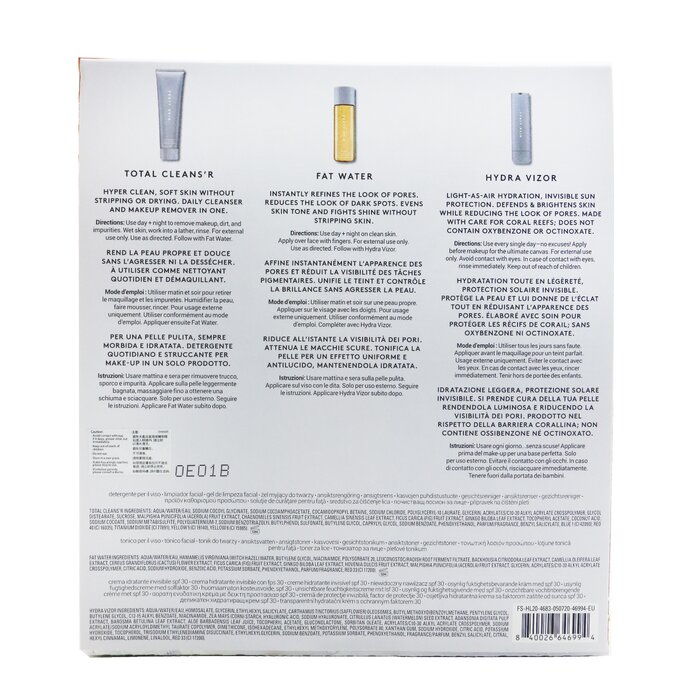 Fenty Beauty by Rihanna FENTY SKIN Start'R Set: Total Cleans'R 45ml + Fat Water 50ml + Hydra Vizor 30ml 3pcsProduct Thumbnail