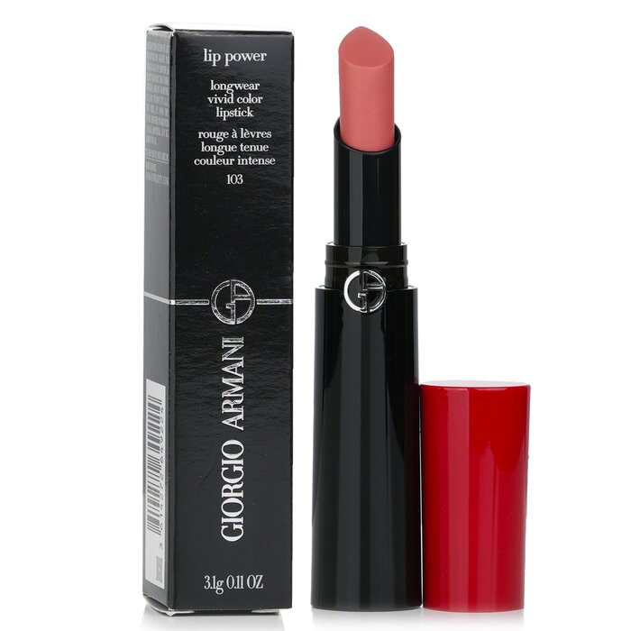 Giorgio Armani - Lip Power Longwear Vivid Color Lipstick - # 102 ...