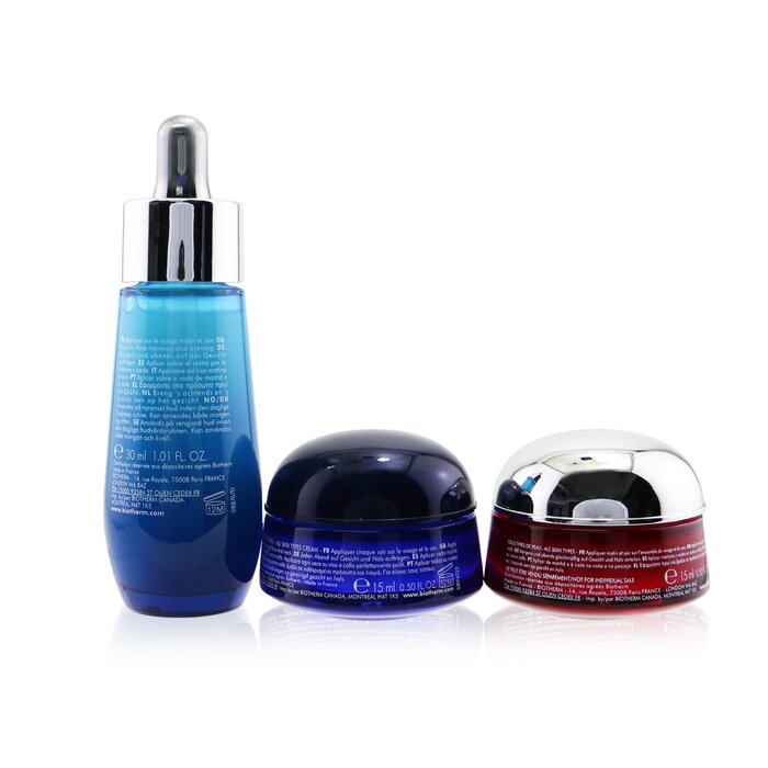 Biotherm Life Plankton Gift Set: Life Plankton Elixir 30ml+ Blue Therapy Red Algae Uplift Cream 15ml+ Blue Therapy Night Cream 15ml 3pcsProduct Thumbnail