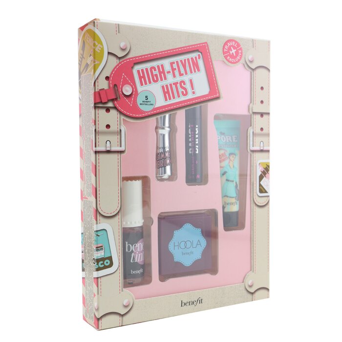 Benefit High Flyin' Hits! Set (1x Primer, 1x Bronzer, 1x Mascara, 1x Brow Gel, 1x Lip & Cheek Stain) 5pcsProduct Thumbnail
