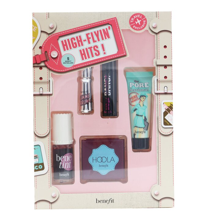 Benefit High Flyin' Hits! Set (1x Primer, 1x Bronzer, 1x Mascara, 1x Brow Gel, 1x Lip & Cheek Stain) 5pcsProduct Thumbnail