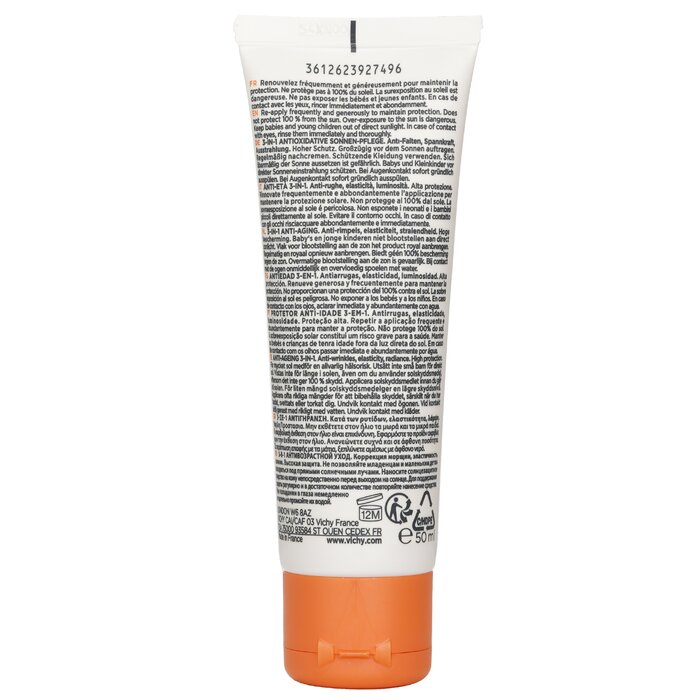 Vichy Capital Soleil Anti-Ageing 3-In-1 Daily Antioxidant Sun Care SPF 50 - Anti-Wrinkles, Elasticity, Radiance 50ml/1.69ozProduct Thumbnail