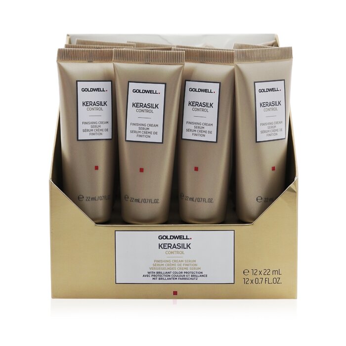 Goldwell Kerasilk Control Finishing Cream Serum - With Brilliant Color Protection (Box Slightly Damaged) 12x22ml/0.7ozProduct Thumbnail
