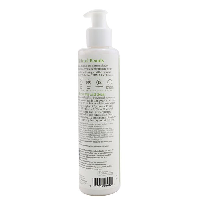 Derma E +CBD 舒緩肌膚減壓鎮靜CBD潔面乳 175ml/6ozProduct Thumbnail