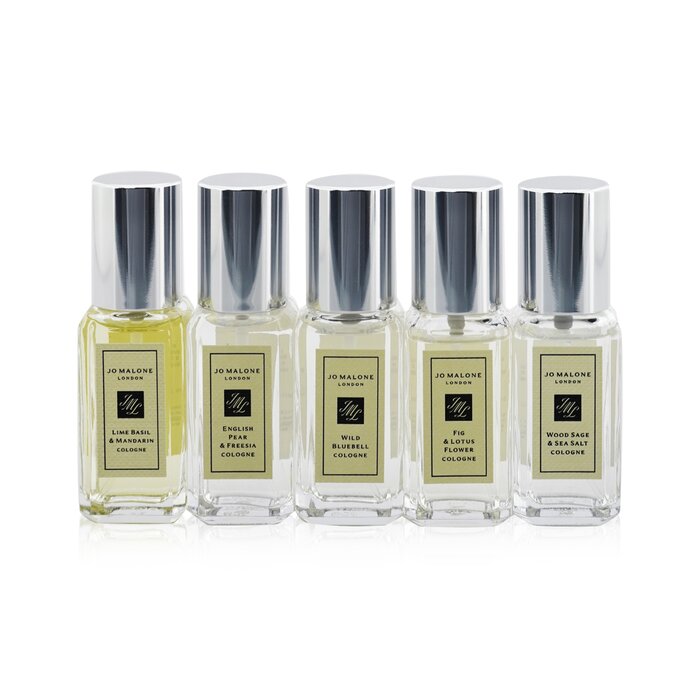 Jo Malone Cologne Collection: Lime Basil & Mandarin, English Pear & Freesia, Wild Bluebell, Fig & Lotus Flower, Wood Sage & Sea Salt 5x9ml/0.3ozProduct Thumbnail