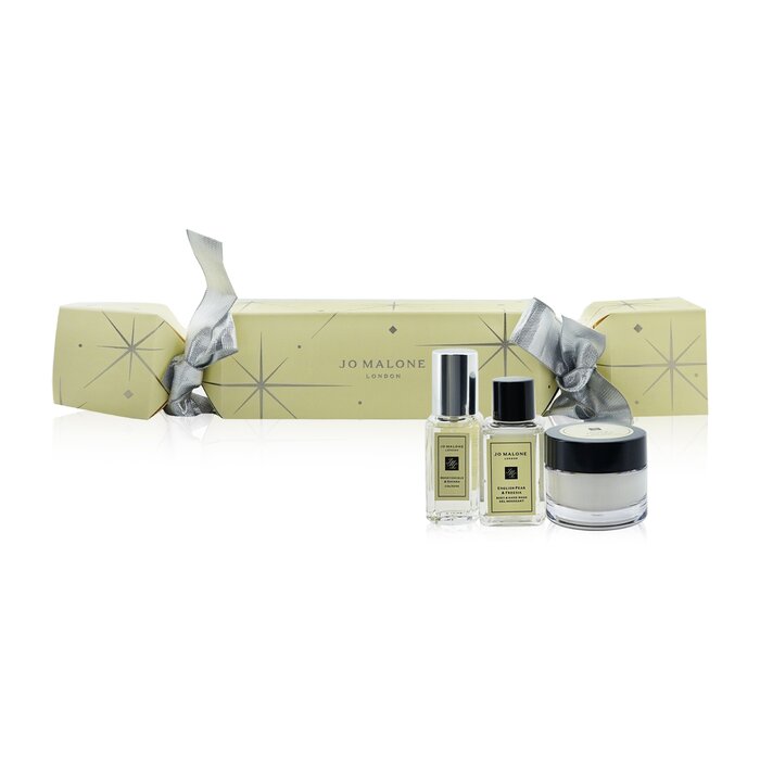 Jo Malone Christmas Cracker: Honeysuckle & Davana Cologne 9ml/0.3oz + English Pear & Freesia Body & Hand Wash 15ml/0.5oz + Peony & Blush Suede Body Cream 15ml /0.5oz 3pcsProduct Thumbnail