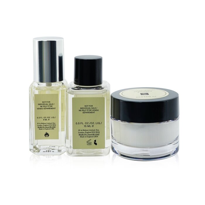 Jo Malone Christmas Cracker: Honeysuckle & Davana Cologne 9ml/0.3oz + English Pear & Freesia Body & Hand Wash 15ml/0.5oz + Peony & Blush Suede Body Cream 15ml /0.5oz 3pcsProduct Thumbnail