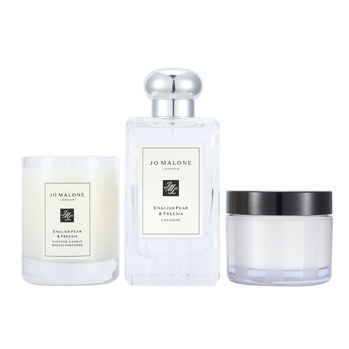 Jo Malone English Pear & Freesia Coffret: Cologne Spray 100ml/3.4oz + Body Cream 50ml/1.7oz + Scented Candle 4.78cm/1.88inches (Height)  3pcsProduct Thumbnail