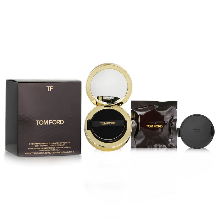 Tom Ford Shade And Illuminate Foundation Soft Radiance Cushion Compact SPF 45 With Extra Refill 2x12g/0.42ozProduct Thumbnail