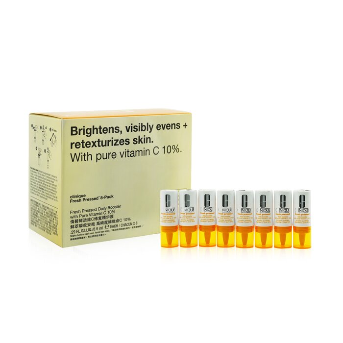 Clinique Fresh Pressed Daily Booster with Pure Vitamin C 10% - All Skin Types 8x8.5ml/0.29ozProduct Thumbnail