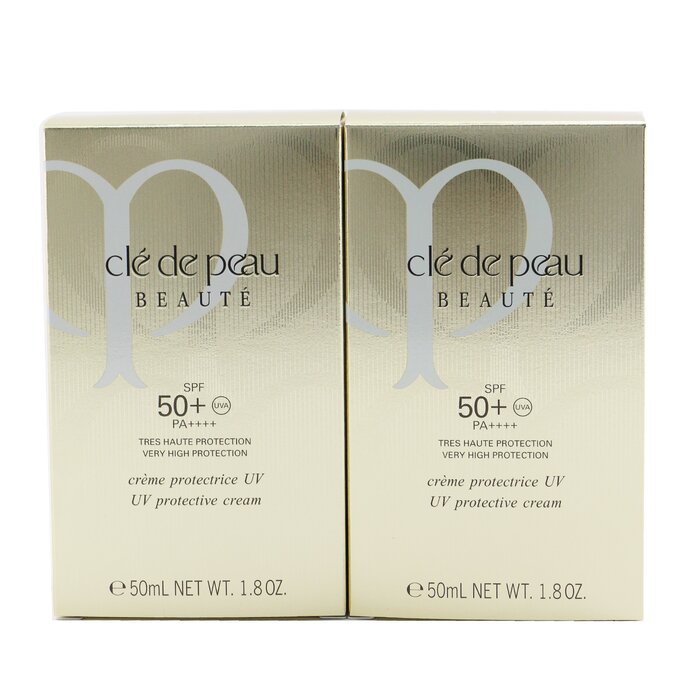 Cle De Peau UV Protective Cream SPF 50 Duo 2x50ml/1.8oz