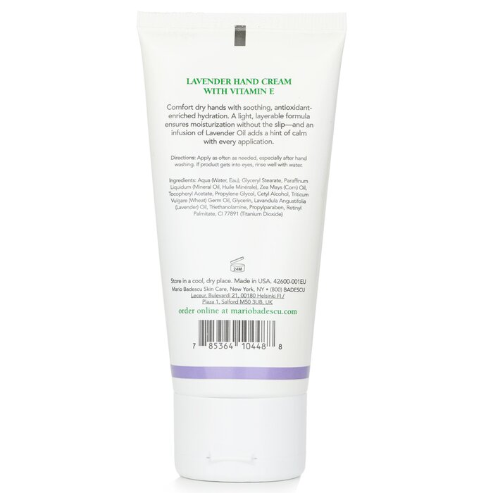 Mario Badescu Hand Cream with Vitamin E - Lavender 85g/3ozProduct Thumbnail