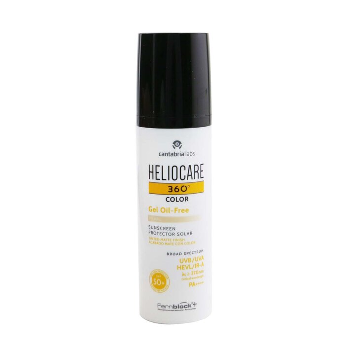 Heliocare by Cantabria Labs جل لوني Heliocare 360 - خالٍ من الزيت (لمسة نهائية غير لامعة خفيفة اللون) SPF 50 50ml/1.7ozProduct Thumbnail