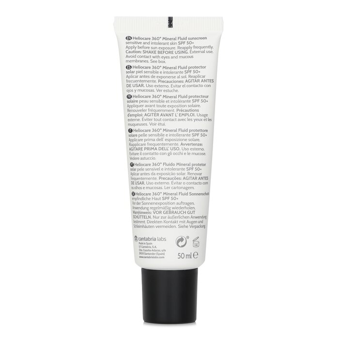 Heliocare by Cantabria Labs Heliocare 360 Mineral Fluid SPF50 50ml/1.7ozProduct Thumbnail