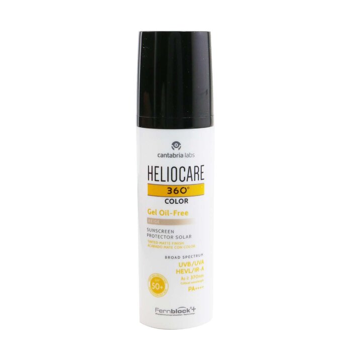 Heliocare by Cantabria Labs Heliocare 360 Color Gel - Oil Free (Tinted Matte Finish) SPF50 50ml/1.7ozProduct Thumbnail