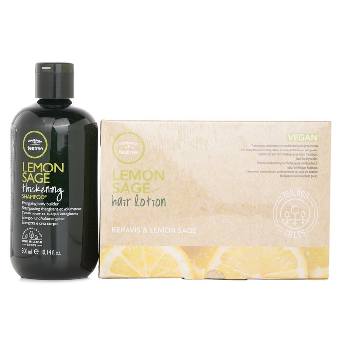 Paul Mitchell Tea Tree Lemon Sage Program Set: Shampoo 300ml + Hair Lotion 12x6ml 13pcsProduct Thumbnail