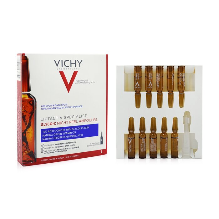 Vichy Liftactiv Specialist Glyco-C Night Peel Ampoules (20 Applications) 10x2ml/0.07ozProduct Thumbnail