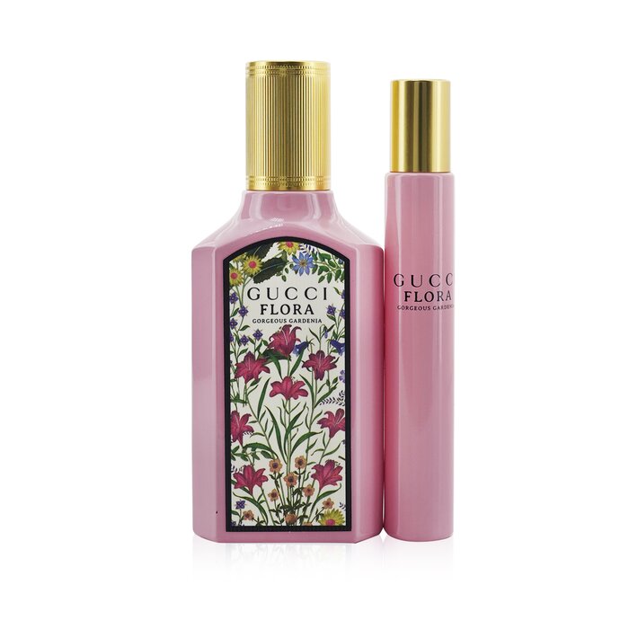 Gucci Flora by Gucci Gorgeous Gardenia Coffret: Eau De Parfum Spray 50ml/1.6oz + Eau De Parfum 7.4ml/0.25oz 2pcsProduct Thumbnail