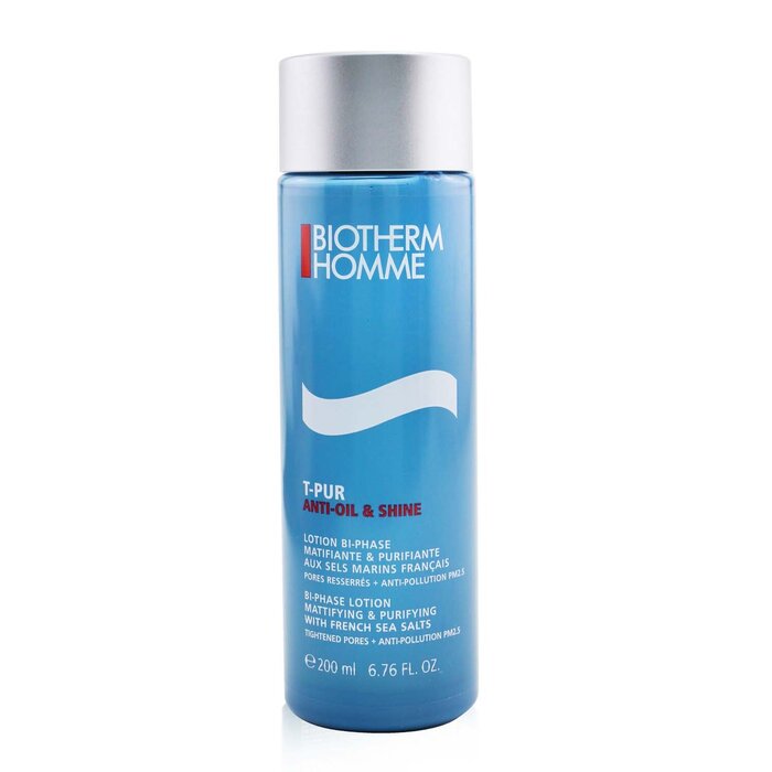 Biotherm Homme T-Pur Anti Oil & Shine Mattifying & Purifying Bi-Phase Lotion 200/6.76ozProduct Thumbnail
