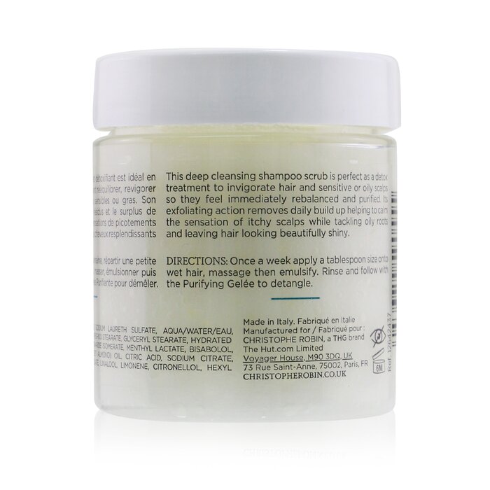 Christophe Robin Cleansing Purifying Scrub with Sea Salt (Soothing Detox Treatment Shampoo) - Sensitive or Oily Scalp 75ml/2.5ozProduct Thumbnail