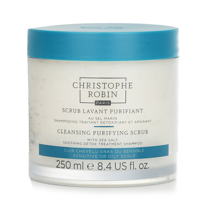 Christophe Robin Cleansing Purifying Scrub with Sea Salt (Soothing Detox Treatment Shampoo) - Sensitive or Oily Scalp  250ml/8.4ozProduct Thumbnail