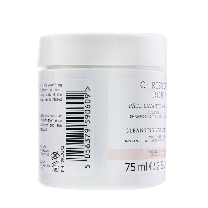 Christophe Robin Cleansing Volumising Paste with Rose Extracts (Instant Root Lifting Clay to Foam Shampoo) - Fine & Flat Hair 75ml/2.5ozProduct Thumbnail