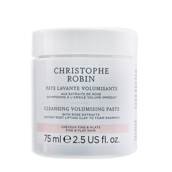 Christophe Robin Cleansing Volumising Paste with Rose Extracts (Instant Root Lifting Clay to Foam Shampoo) - Fine & Flat Hair 75ml/2.5ozProduct Thumbnail