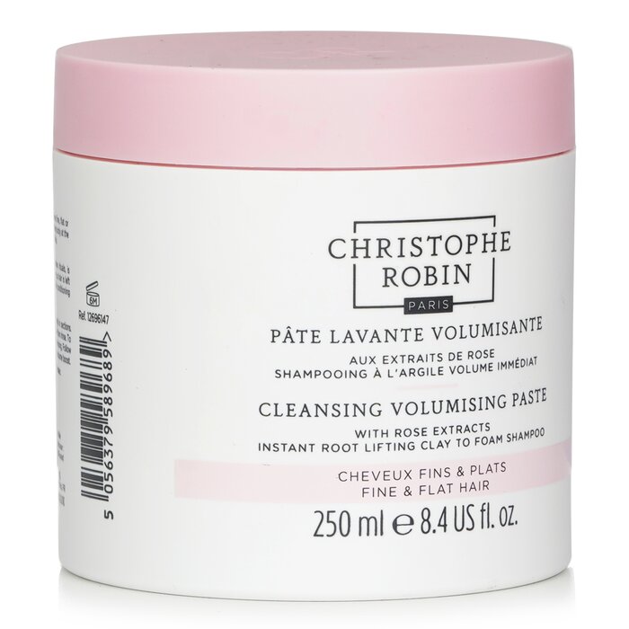 Christophe Robin Cleansing Volumising Paste with Rose Extracts (Instant Root Lifting Clay to Foam Shampoo) - Fine & Flat Hair 250ml/8.4ozProduct Thumbnail