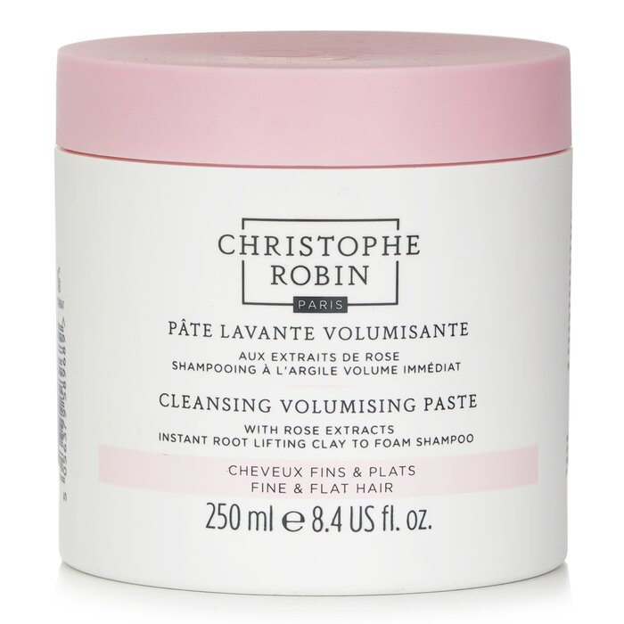 Christophe Robin Cleansing Volumising Paste with Rose Extracts (Instant Root Lifting Clay to Foam Shampoo) - Fine & Flat Hair 250ml/8.4ozProduct Thumbnail