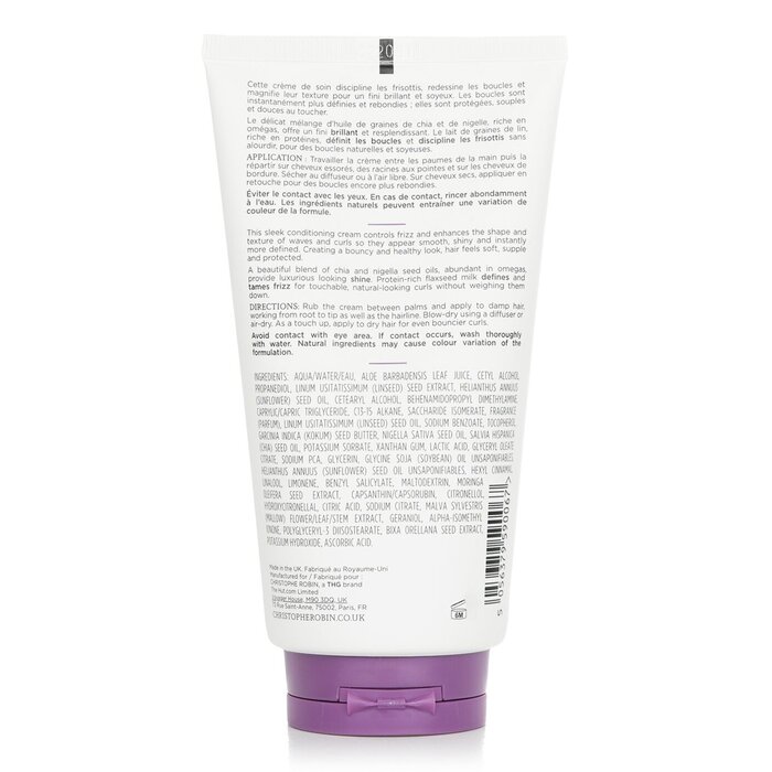 Christophe Robin Luscious Curl Моделирующий Крем с Маслом Семян Чиа 150ml/5ozProduct Thumbnail